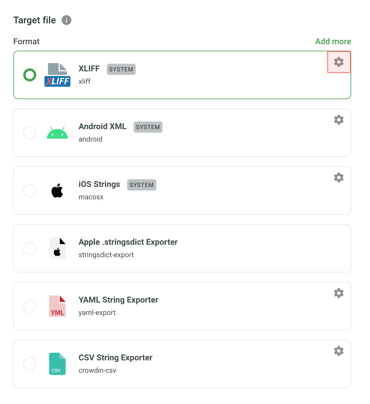 Configure Bundle File Format