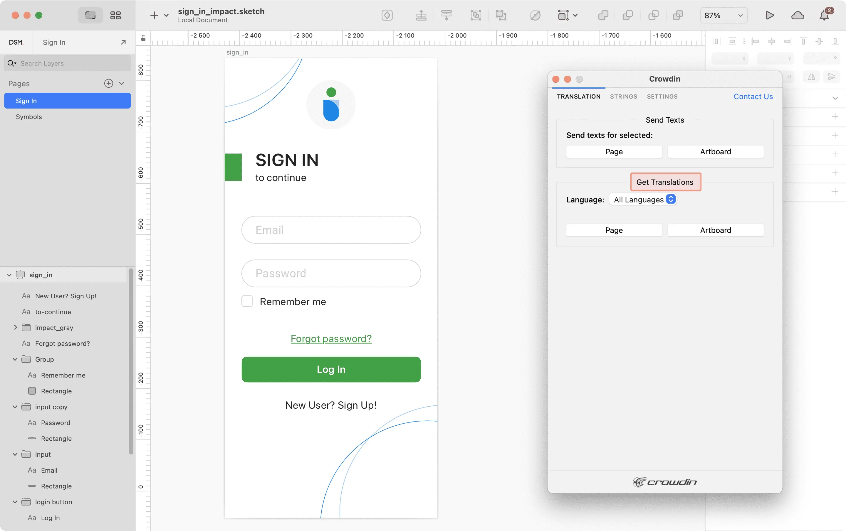 Sketch Plugin Get Translations